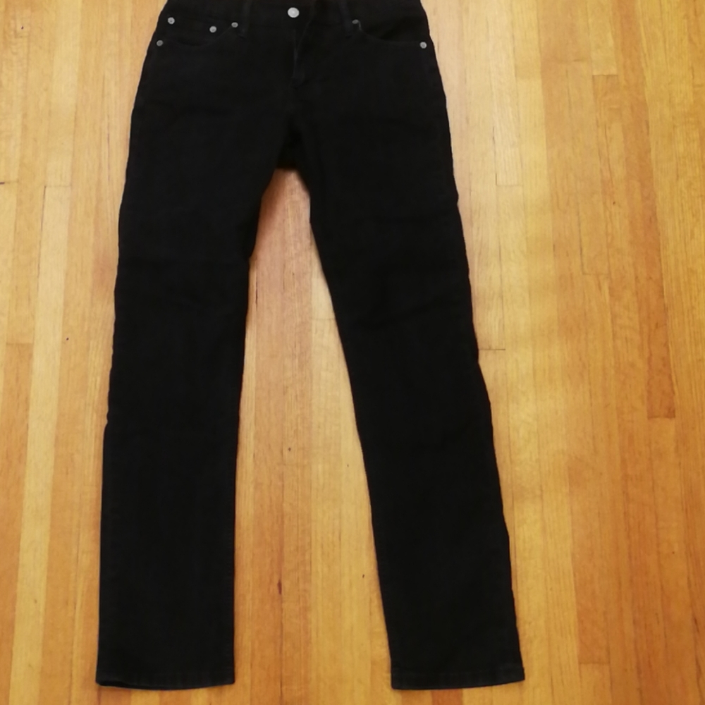 Black Levi's Straight Led Stretch Denim